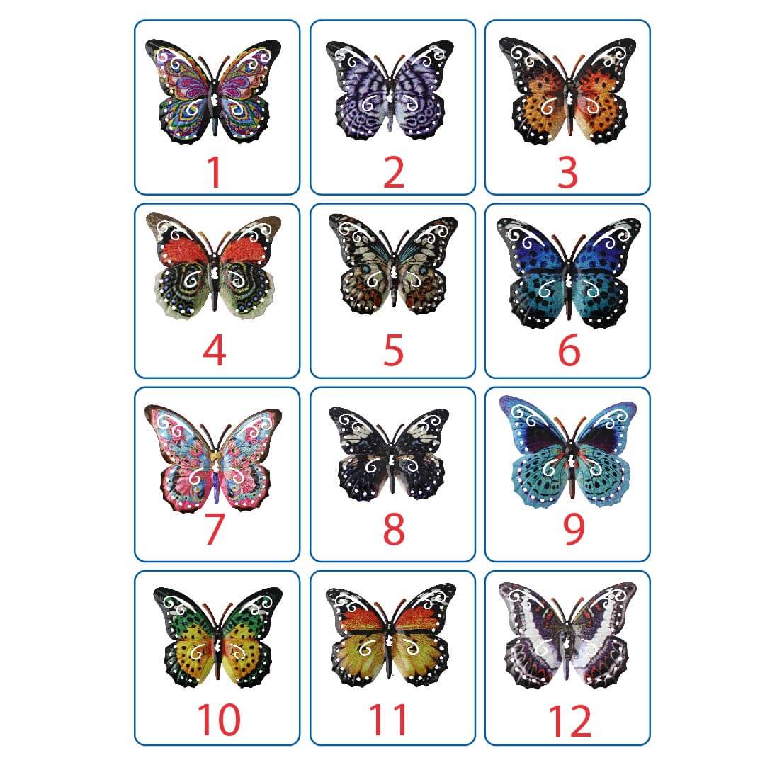 Mariposas En Metal Pvc Decoración - Image 13